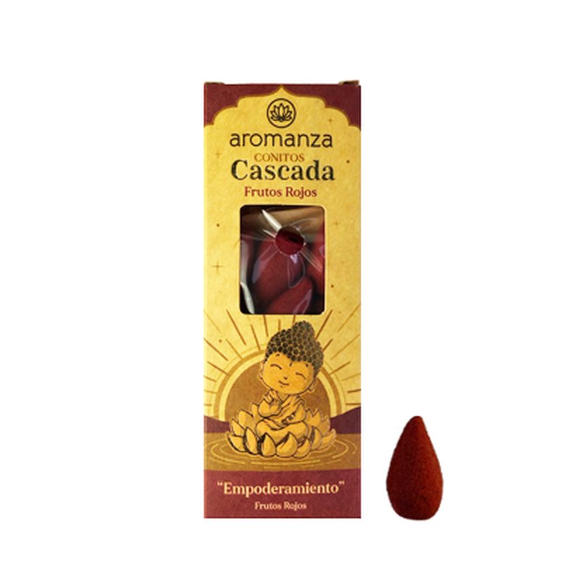 Conos cascada frutos rojos