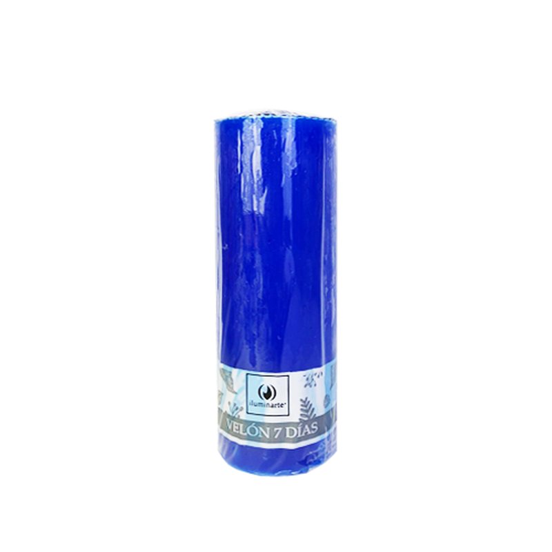 Vela 7 dias azul