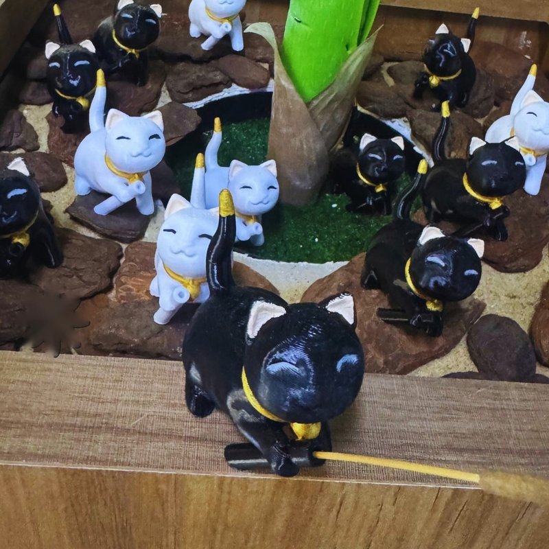 Porta inciensi gatito mini