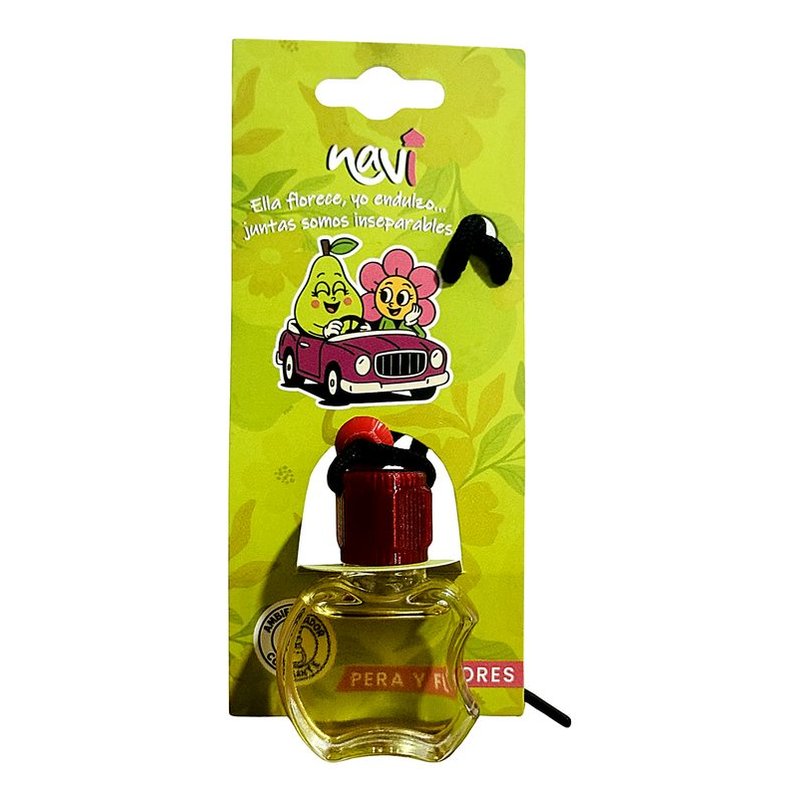 Aromatizante auto peras y flores navi