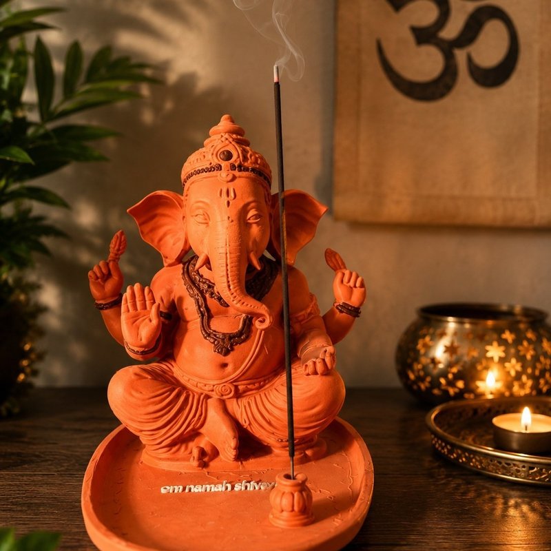 Porta incienso ganesha