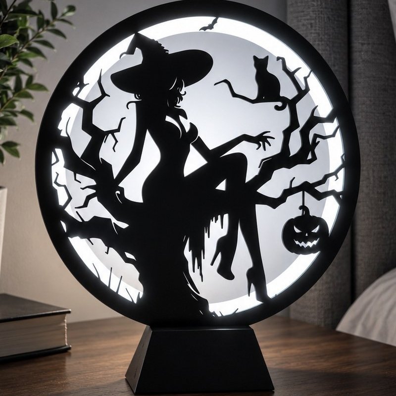 Lámpara bruja de la luna